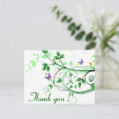 春の日ありがとう ポストカード (スタンド正面)