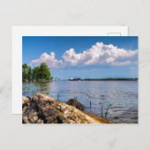 春の日ミシシッピ川 ポストカード (正面/裏面)