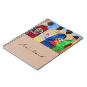 春の日本の芸者芸 ノートブック (左側)