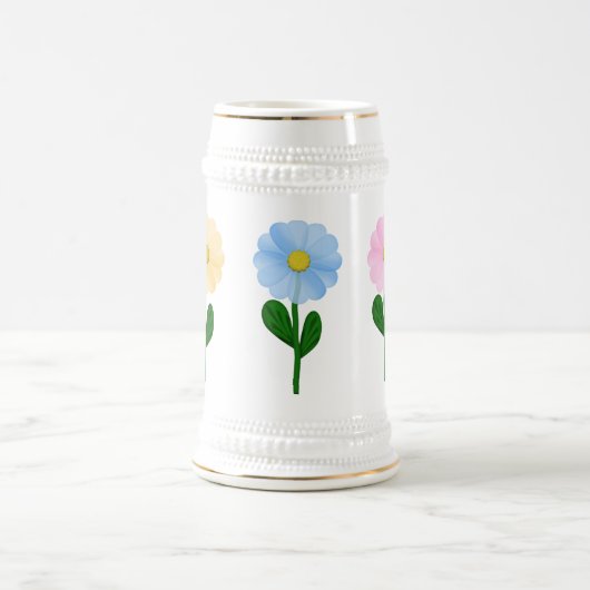 春の日 ビールジョッキ (中央)