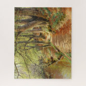 春の日Peder Mork Monstedによる森 ジグソーパズル (縦)