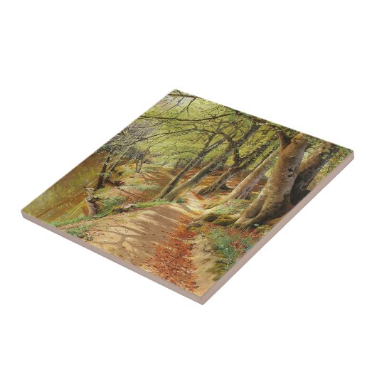 春の日Peder Mork Monstedによる森 タイル (側面)