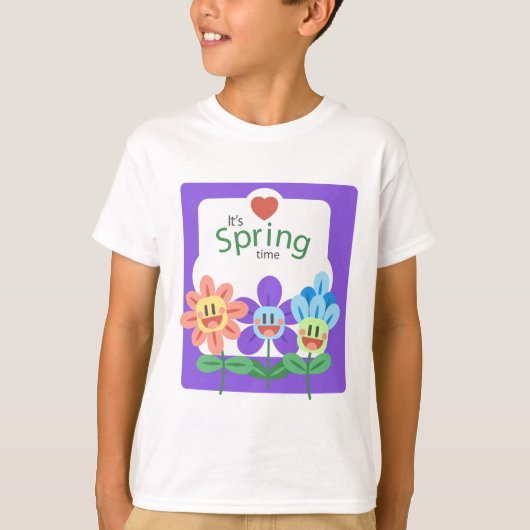 春の時間だ Tシャツ (正面)