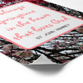 春の時間桜 ポスター (角)