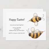 春の時間 · 蜜蜂 招待状 (正面/裏面)