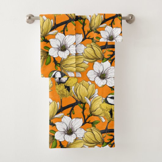 春の時間（黄色） バスタオルセット (インサイチュ)