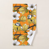 春の時間（黄色） バスタオルセット (ハンドタオル)