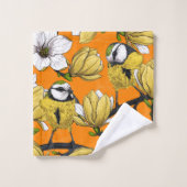 春の時間（黄色） バスタオルセット (ウォッシュタオル)