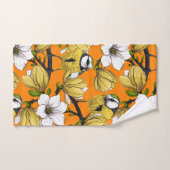 春の時間（黄色） バスタオルセット (ハンドタオル)