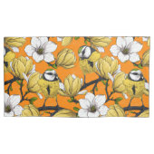 春の時間（黄色） 枕カバー (正面左)