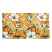 春の時間（黄色） 枕カバー (裏面-左)