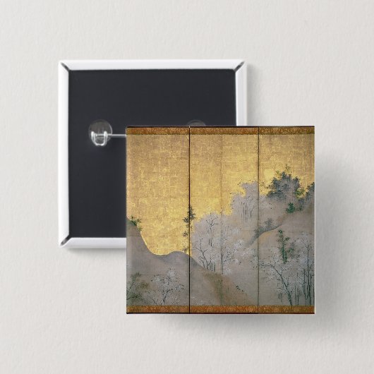 春の景色 缶バッジ (正面&裏面)