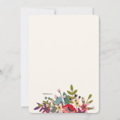 春の月のお誘い 招待状 (裏面)