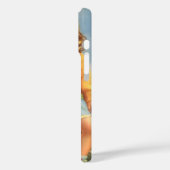 春の木の上で鳥を見るヴィンテージの少女 Case-Mate iPhoneケース (裏面 / 左)