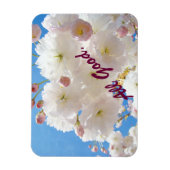 春の木の花 マグネット (縦)