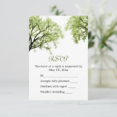 春の木2 - RSVPカード (スタンド正面)