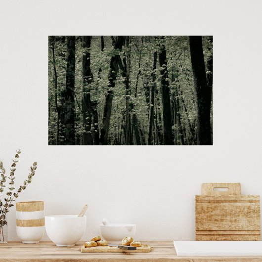 春の木 ポスター (キッチン)