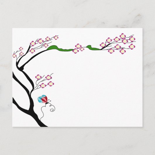 春の木 ポストカード (正面)