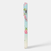 春の桜のほのかなピンク iPhoneケース (左側面)