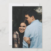 春の桜の花の写真 ウェディング セーブ・ザ・デート 招待状 (裏面)