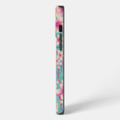 春の桜グリーン iPhoneケース (左側面)
