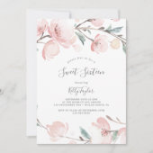 春の桜 スイート16 誕生日 招待状 (正面)