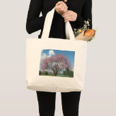 春の桜 ラージトートバッグ (正面(商品))
