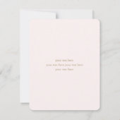 春の桜　日本のピンクの花見の木 サンキューカード (裏面)