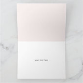 春の桜　日本のピンクの花見 サンキューカード (内部)