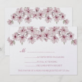 春の桜　結婚式招待状 招待状 (正面/裏面)