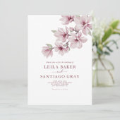 春の桜 結婚式招待状 招待状 (スタンド正面)