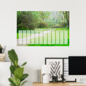 春の森の小道 ファミリー スペシャル デイズ カレンダー ポスター (ホームオフィス)