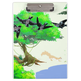 春の森の鳥とリスとの生活 – Natur クリップボード