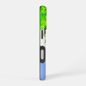 春の森の鳥とリスとの生活 – Natur iPhone 16ケース (右側面)