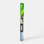 春の森の鳥とリスとの生活 – Natur iPhone 16ケース (右側面)