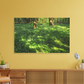 春の森 キャンバスプリント (インサイチュ (リビング))