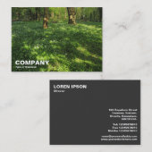 春の森 名刺 (正面/裏面)