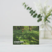 春の森 名刺 (スタンド正面)