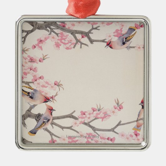 春の歌う鳥 メタルオーナメント (正面)