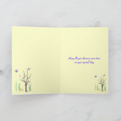 春の母の日 カード (内部)