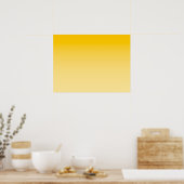 春の気分 – パステルイエロー | 明るい～濃い |  ポスター (キッチン)