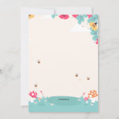 春の水やりのジョーロ 招待状 (裏面)