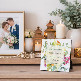 春の水仙の花束 ウェディング   フォトプラーク