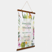 春の水仙の花束 ウェディング   吊り下げ型タペストリー (傾斜あり)