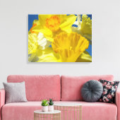 春の水仙フラワーキャンバスプリント自然 キャンバスプリント (インサイチュ (リビング))