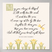 春の水仙 ゲール人の祝福 ポスター (正面)