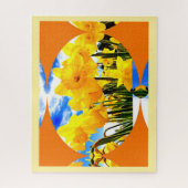 春の水仙 ジグソーパズル (縦)