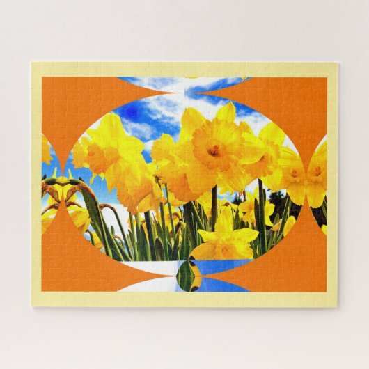 春の水仙 ジグソーパズル (横)