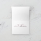 春の水彩花フレームオーダーメイド カード (内部)