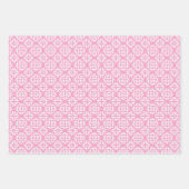 春の淡いパステルカラーパターン イースター スイートギフト ラッピングペーパーシート (正面2)